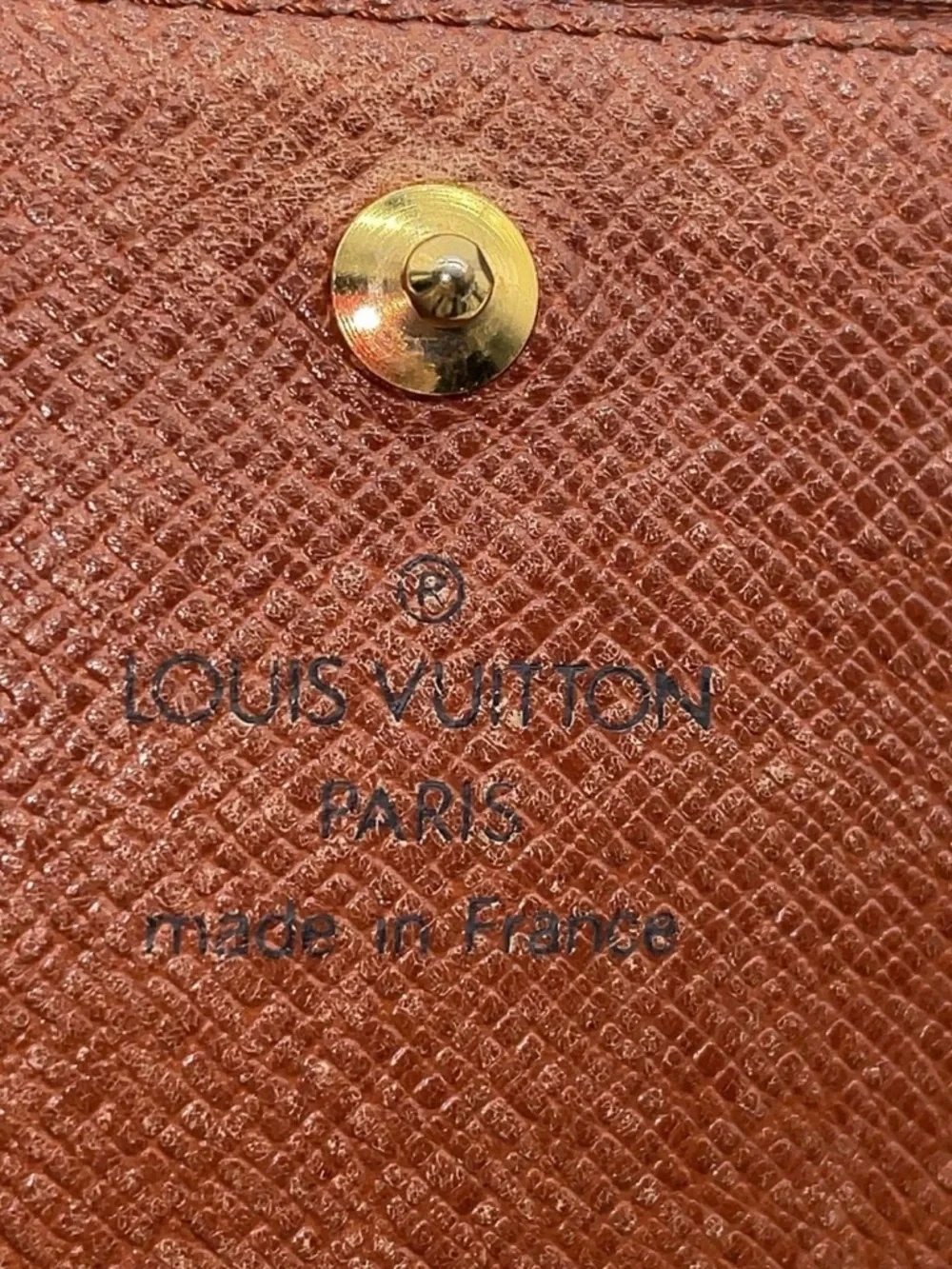 Auth Louis Vuitton Monogram Monnaie Tresor Wallet
